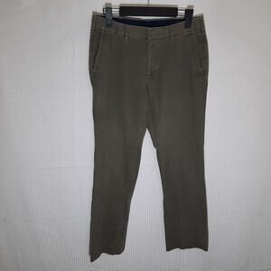 Bonobos Chino Pants Men’s 30x34 Olive Green Slim Fit 100% Cotton Casual